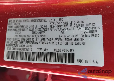 2024 Mazda Cx-50 2.5 S Select from USA, damaged, VIN 7MMVABAM5RN239110